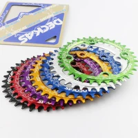 round narrow wide chainring mtb mountain bike bicycle 104bcd 32t 34t 36t 38t crankset tooth plate parts 104 bcd
