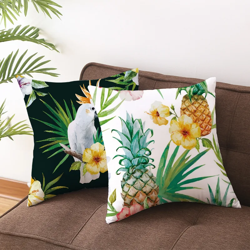 

Tropical Plant Pillowcase Cushion Cover Throw Pillow Case For Home Office Sofa Decorative Pillow Cover Decoration