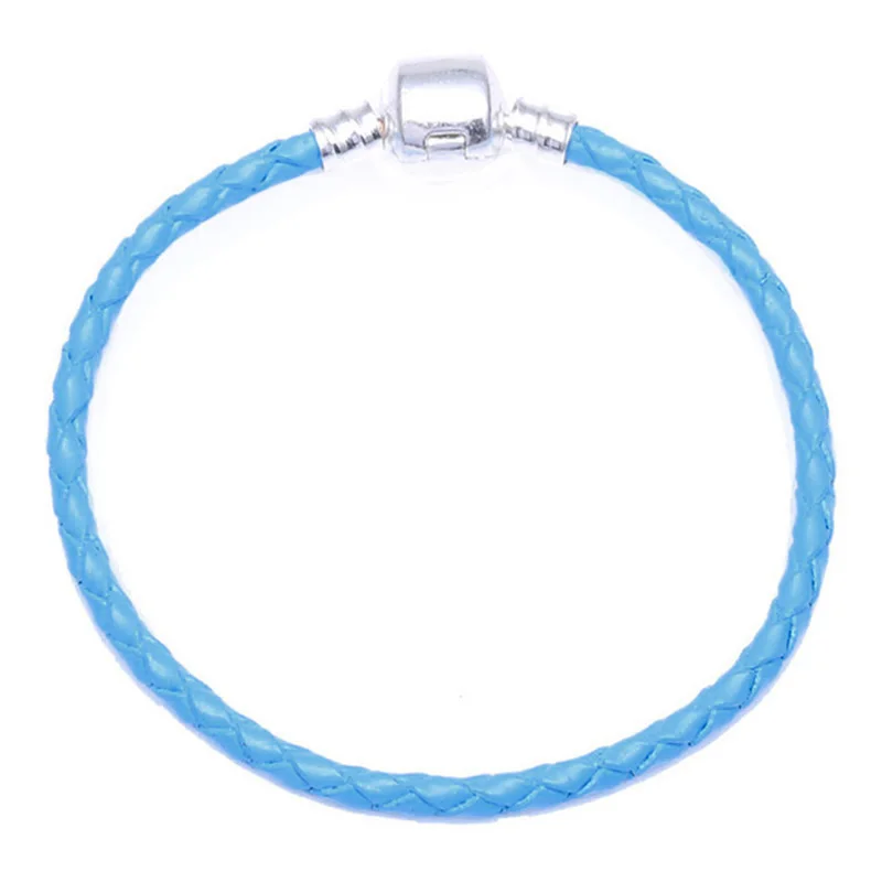 Boosbiy горячая Распродажа красочная кожаная цепочка очаровательный браслет