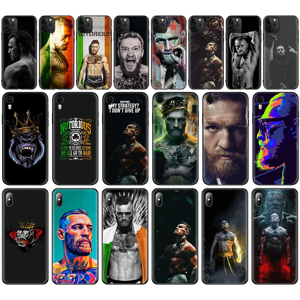 Мягкий силиконовый чехол Conor McGregor для iPhone 11 Pro Max 6 7 8 Plus 5 5S 6S X XR XS | Мобильные