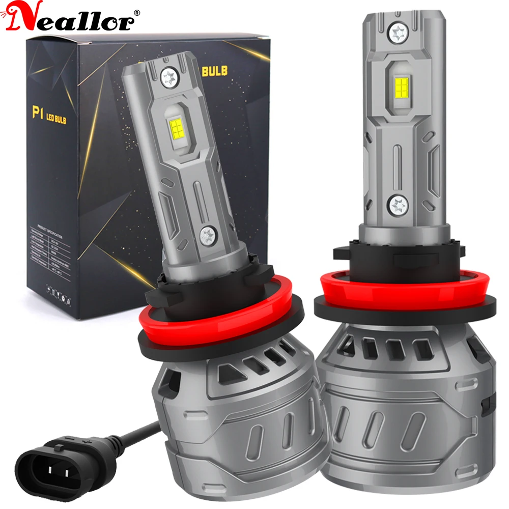 

2 шт. светодиодный партия, Автомобильные светодиодные лампы H7 H4 H11 H8 HB4 HB3 9005 9006 H9 Hir2 9012 6000 лм