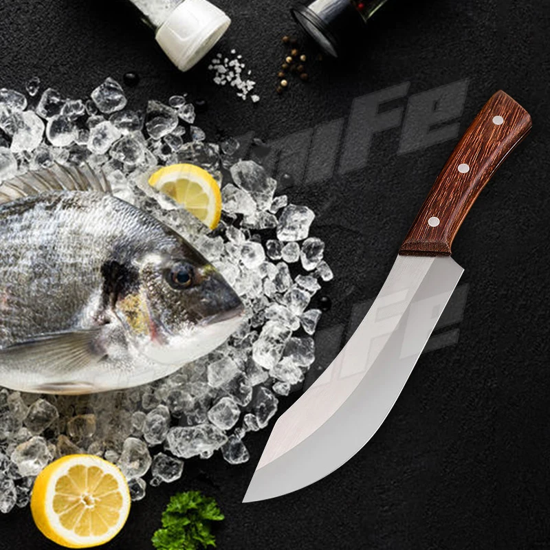 Поварской нож из нержавеющей стали 7 5 дюйма кухонный для нарезки мяса мясника