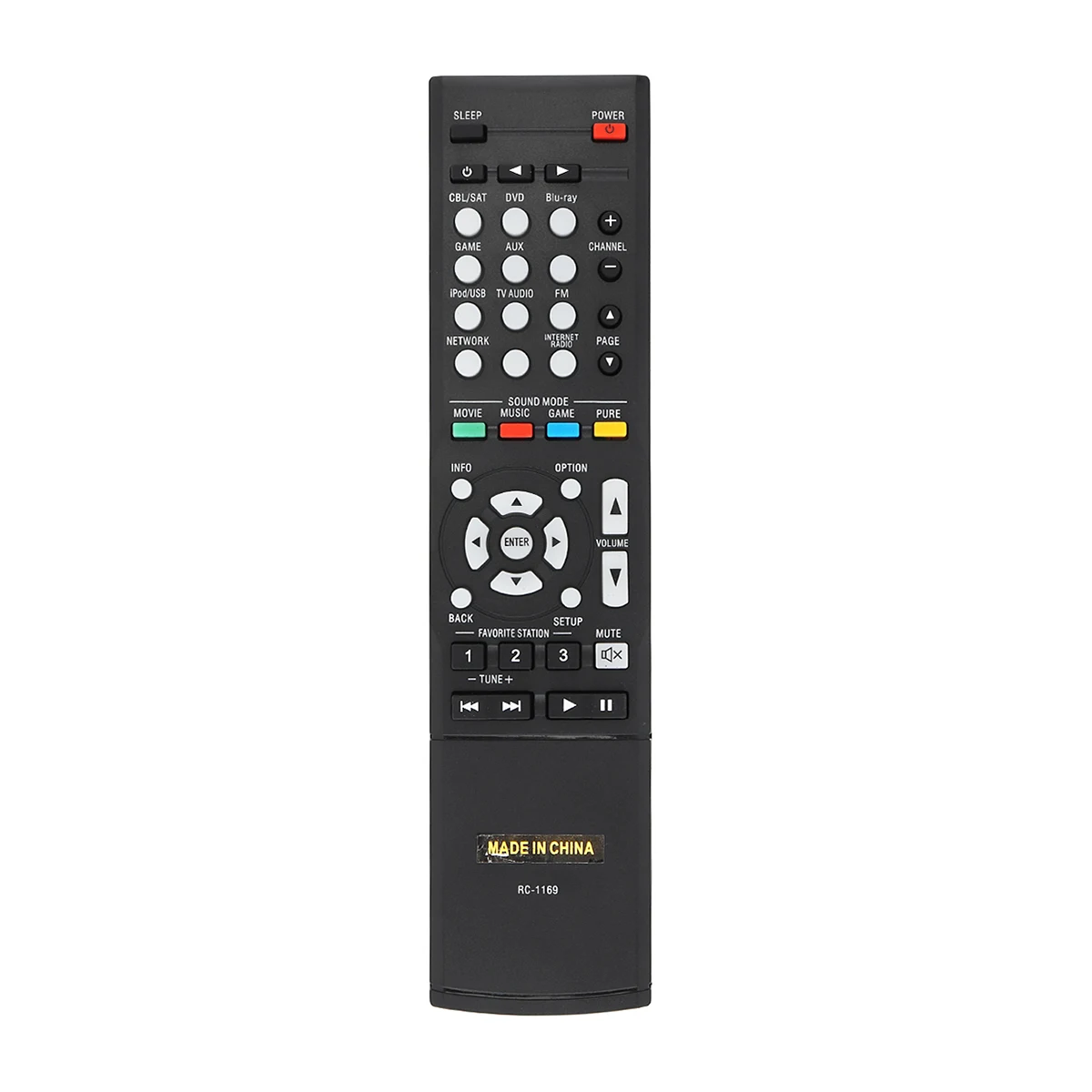 

IR 433MHz Replacement AV Receiver Long Remote Control Distance RC-1169 for DENON RC-1181/RC-1168/AVR-1513/AVR-1612/DHT-E251BA