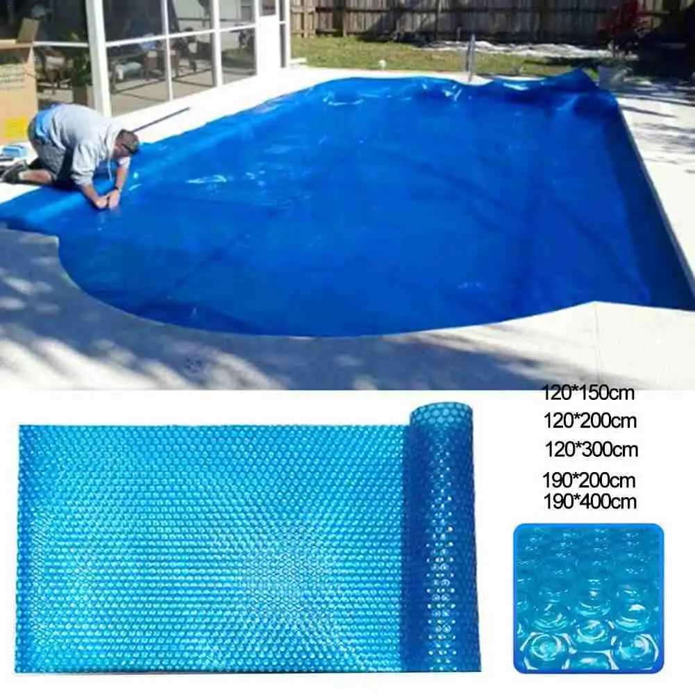 

Pool Solar Tarpaulin Thick Solar Film CoverPool Cover Solar Tarpaulin Swimming Pool Protection Cover Heat Insulation Film