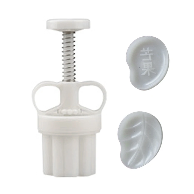 

25-50g Mooncake Barrel Mold with Durian Stamp Hand Press Moon Cake Pastry Mould L5YE