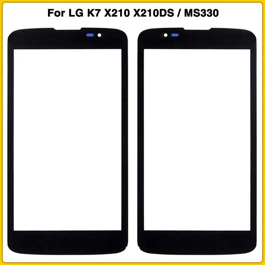 k7 ЖК передняя панель сенсор стекло объектив для LG K7 X210 X210DS MS330 LS675 сенсорный экран ЖК-дисплей передняя стеклянная крышка