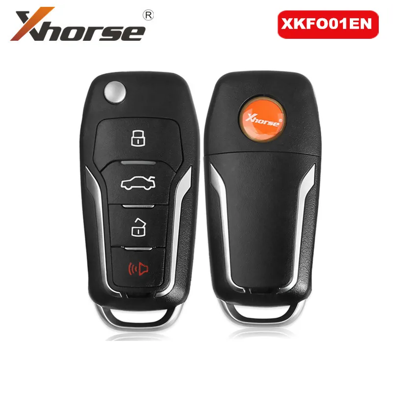 Xhorse XKFO01EN проводной дистанционный ключ для Ford Condor Flip 4 кнопочный неподвижный King