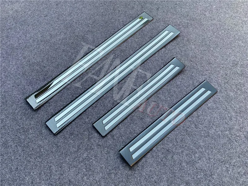 Накладка на порог из нержавеющей стали защитная для Mazda 3 Mazda3 Axela 2020|Буксиры и