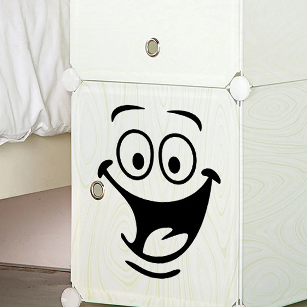 2019 настенные наклейки с забавной улыбкой для детской комнаты сиденья унитаза