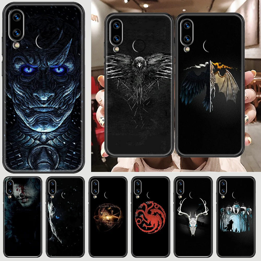 Игра Валар моргулис трон чехол для телефона Huawei Honor 6 7 8 9 10 10i 20 A C X Lite рro