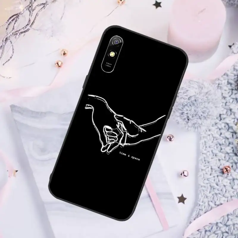 

Phone Case For Xiaomi Mi Redmi Note 7 8 9 pro 8T 9T 9S 9A 10 Lite pro Black and white lines