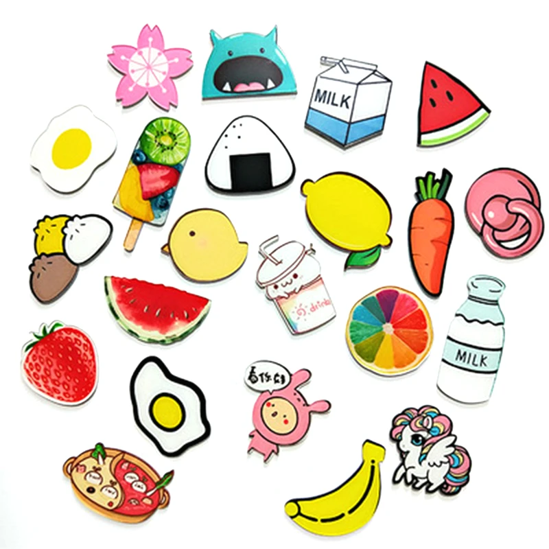 Рождественский мультяшный фруктовый Овощной арбуз морковь акриловый кухонный