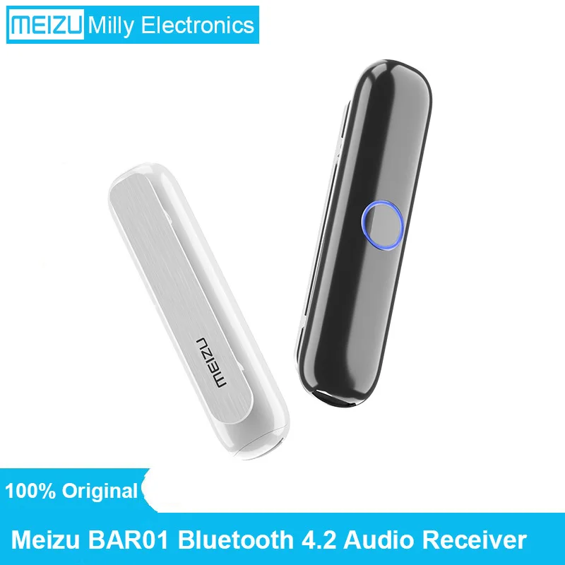 MEIZU BAR01 Bluetooth приемник беспроводной аудио адаптер для смартфона Стерео Наушники Громкая связь вызова музыкальные приемники