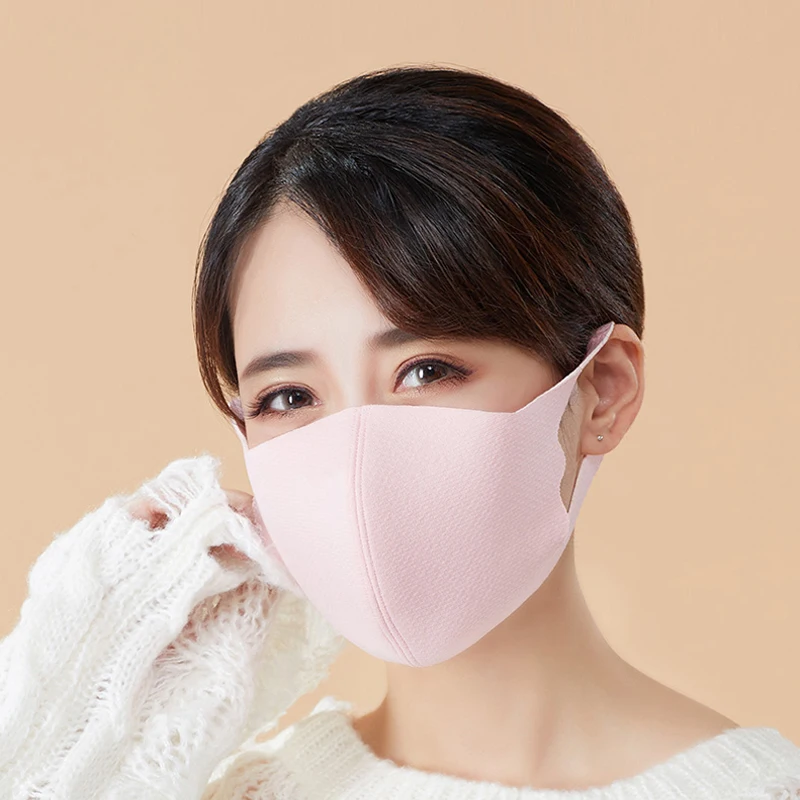 

Ohsunny Fashion Women Natural Latex Mask For Face 3D Crop Warm Windproof Dust-Proof Anti-Mite Sunscreen Breathable Washable