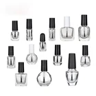 3 мл! Бесплатная доставка! Стекло лак для ногтей пустая бутылка 5 мл масло для ногтей контейнеры для маникюра с кистью Бутылка 10 мл прозрачная бутылочка с кистью