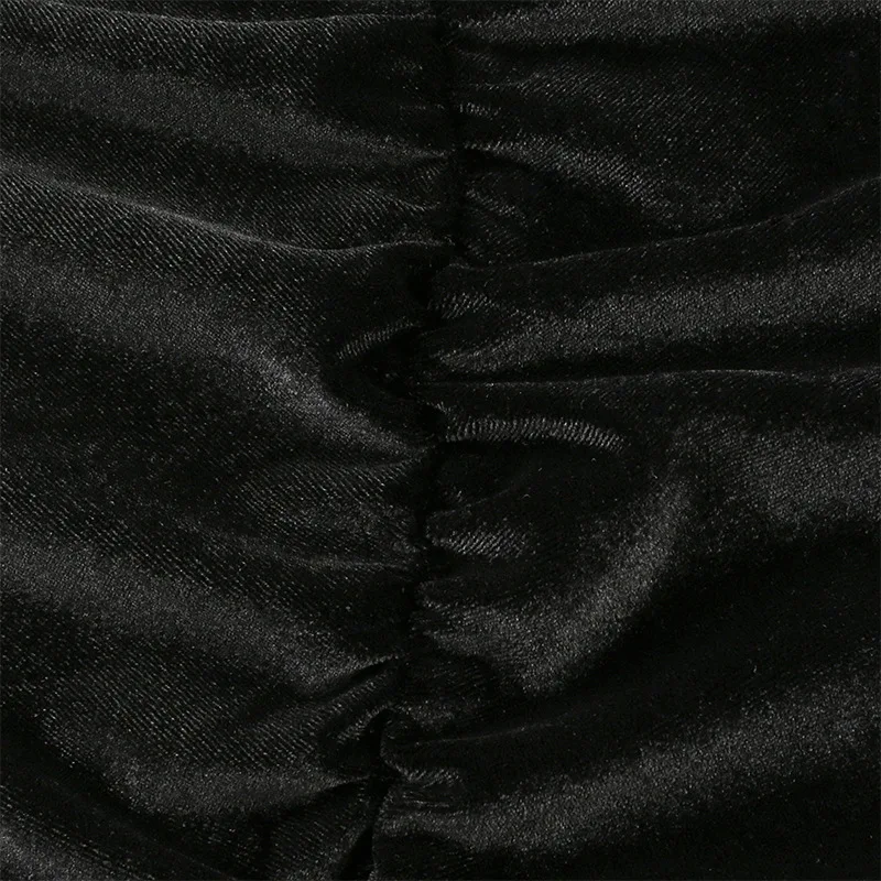 

Women New Style Spring and Summer Dress Velvet Gauze Joint Commuting Dress Lace Perspective Long Sleeve Women's Dresses