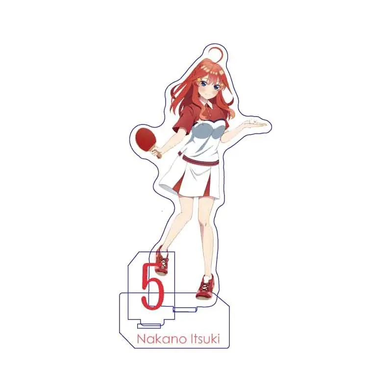 Аниме квинтуплет акриловая подставка брелок Nakano Ichika Nino Miku Yotsuba Itsuki коллекционный