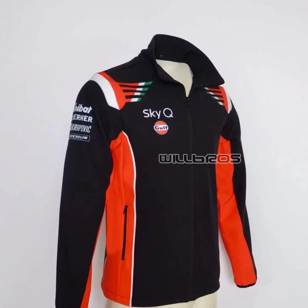 

Winter Sweatshirt For Aprilia Keep Warm Hoodie Mountain Bicycle Riding Mens Full Zip Fleece Classic Black Red Jacket