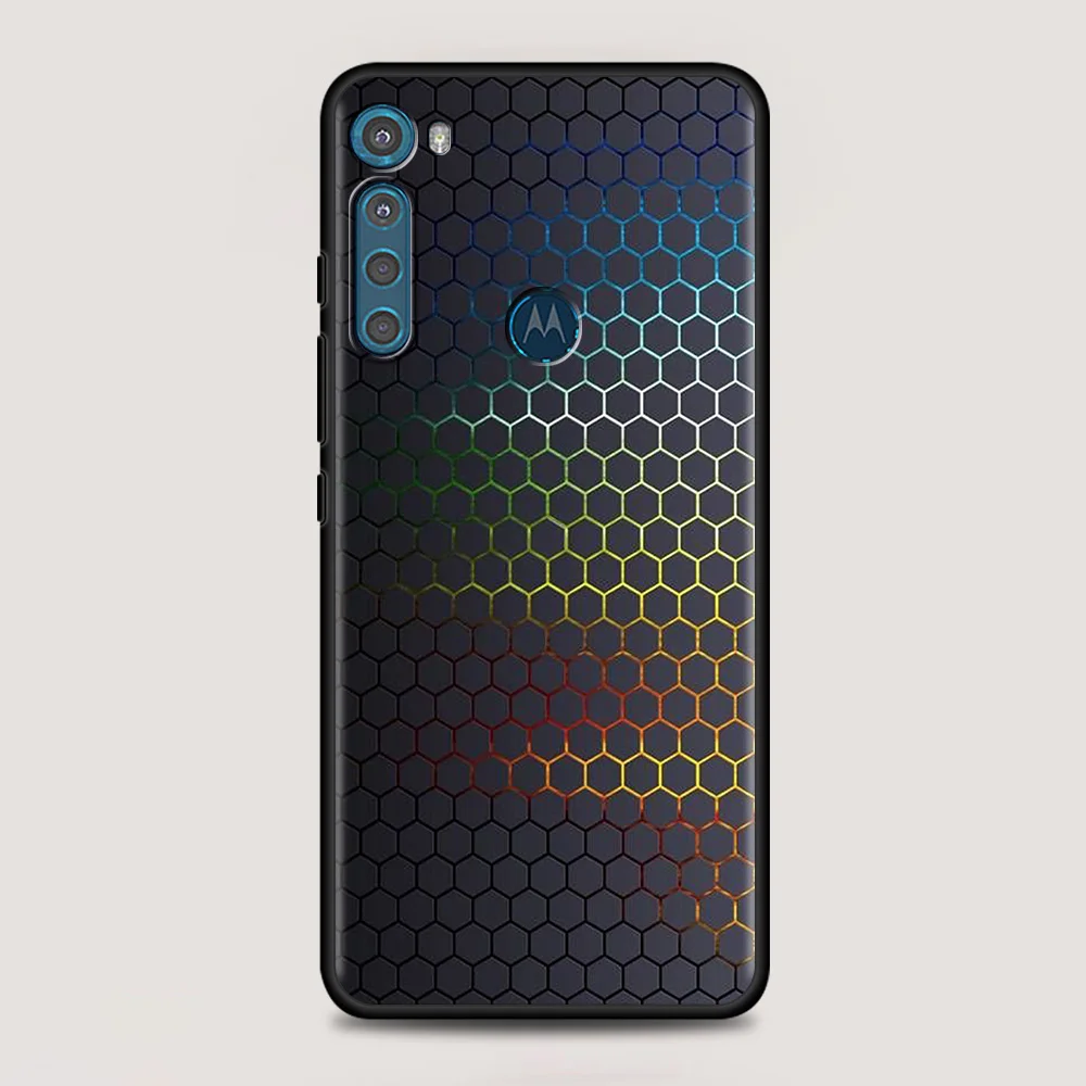 for motorola one fusion case for moto g10 g9 g8 plus play power one g20 g30 g40 g50 g60 edge 20 phone shell fashion carbon fiber free global shipping