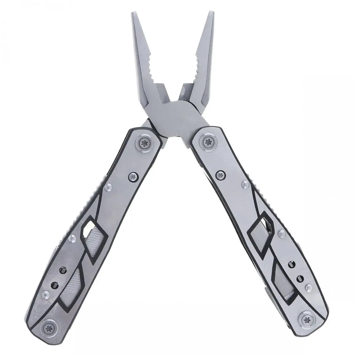 Многофункциональные складные мини плоскогубцы ножницы шлицевая отвертка Phillips