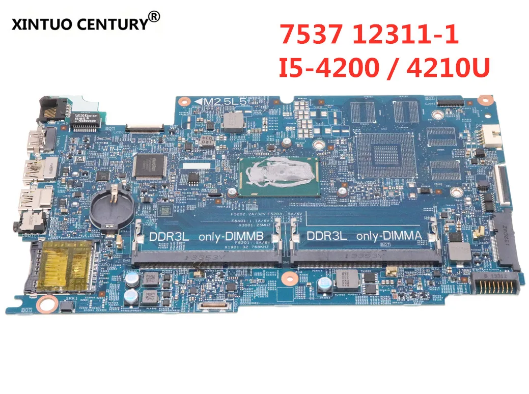 

For DELL INSPIRON 15 7537 15R 7537 laptop motherboard 12311-1 I5-4200/4210U mainboard KJ7NX 0K58JN K58JN PWB:KWC14