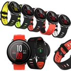 Силиконовый ремешок для наручных часов Xiaomi Huami Amazfit темп Смарт часы замена спортивный ремешок для часов аксессуары браслет