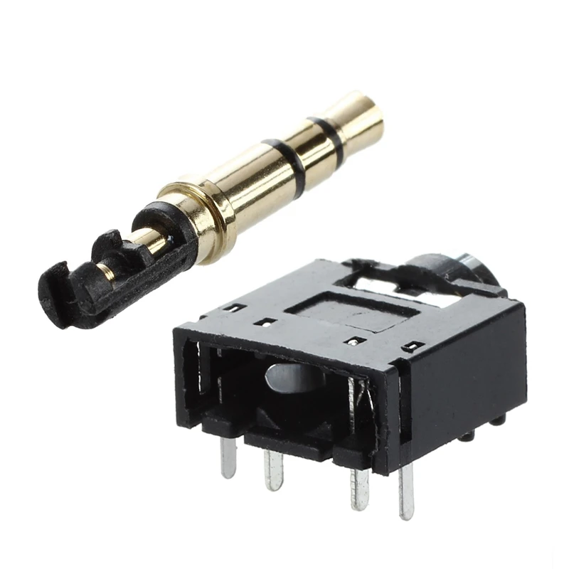 10 шт. 3 5 мм штекер переменного тока полюсный паяльник для наушников с