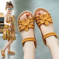 girls sandals 2020 summer new childrens fashion soft bottom princ shoes little girl baby shoes wild style