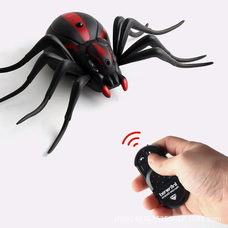 

Horrible Pets Infrared RC Cockroach Remote Control Fake Spider Toy Insects Prank Joke Scary Trick Bugs For Halloween