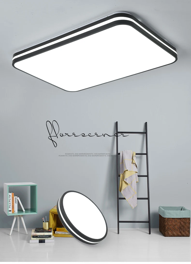 Modern LED ceiling lights Simple style home LED lamp Large art Creative lustre bedroom living room lamp AC90-260V