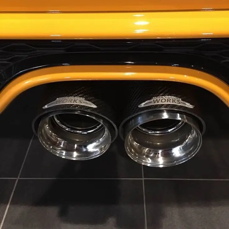 

Новинка JCW Mini Cooper S выхлопная труба Mini Cooper S матовая и глянцевая выхлопная труба из углеродного волокна для Mini Cooper S F55 F56 F60