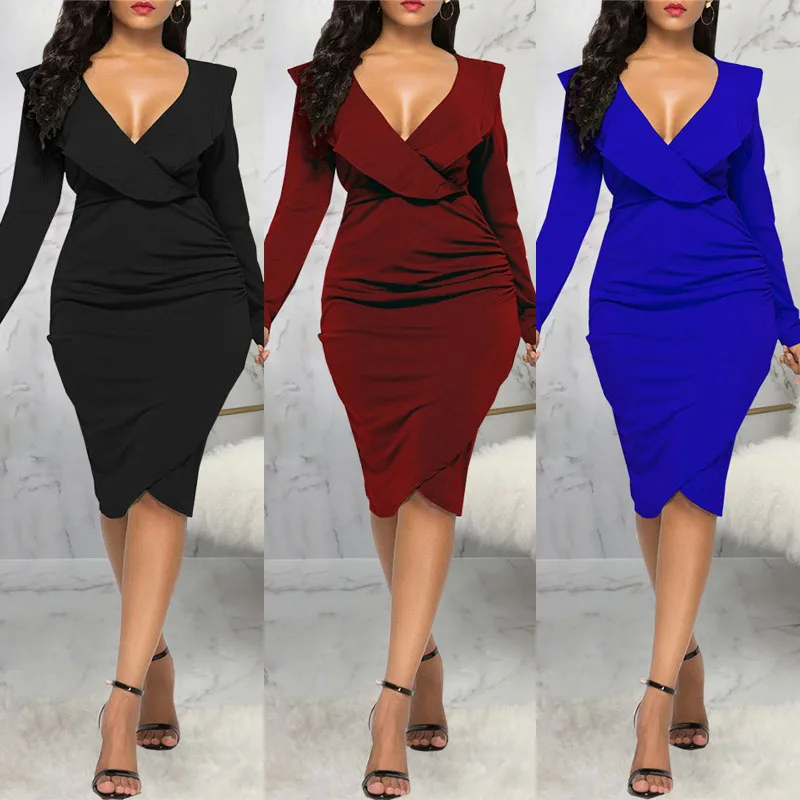 

African Dress Dashiki Ruffle Evening Gowns De Femme Elegant Slim Vestidos Plus Size Festa Wears 2022 Long Sleeve Ankara Outfits