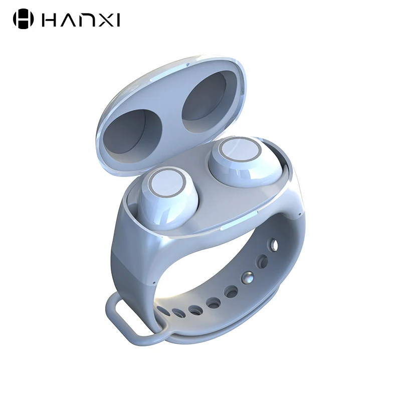 Новый стиль Tws беспроводная Bluetooth гарнитура сенсорный ремешок наушники