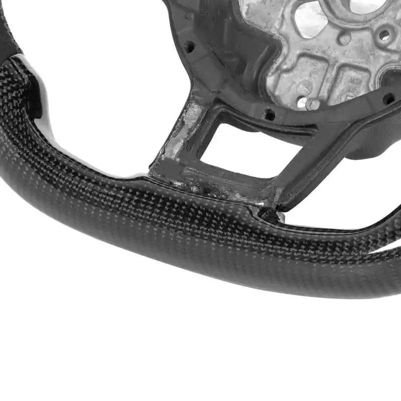

Carbon Fiber Steering Wheel Alcantara Blue Stitching Fit for Volkswagen Golf MK7/MK7.5 GTD/R/R-Line 2013 2014 2015 2016-2020