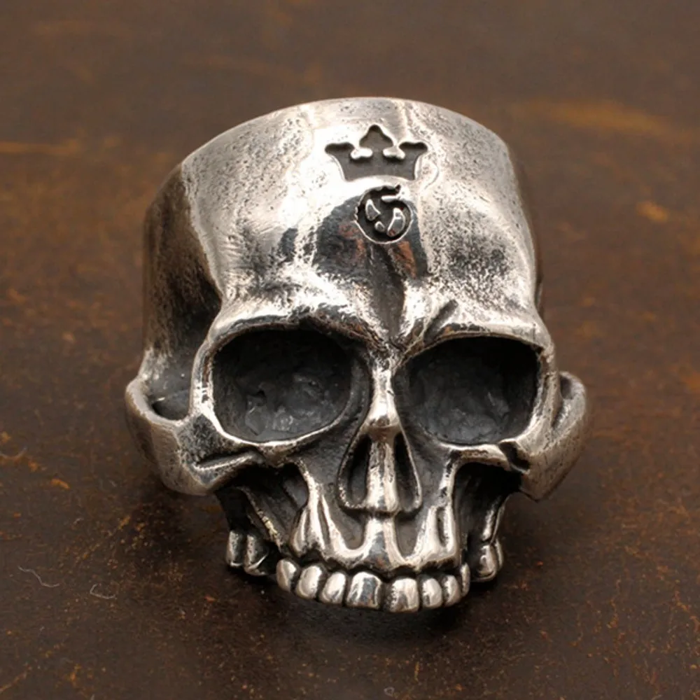 Мужские классические кольца из тайского серебра S925 пробы|skull ring|ring ringskull silver ring |