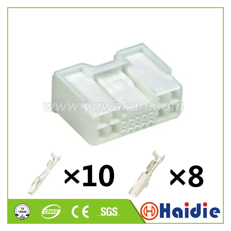 

2 комплекта 18pin автомобильный пластиковый Электрический корпус вилка проводка Кабельный соединитель 6098-3941