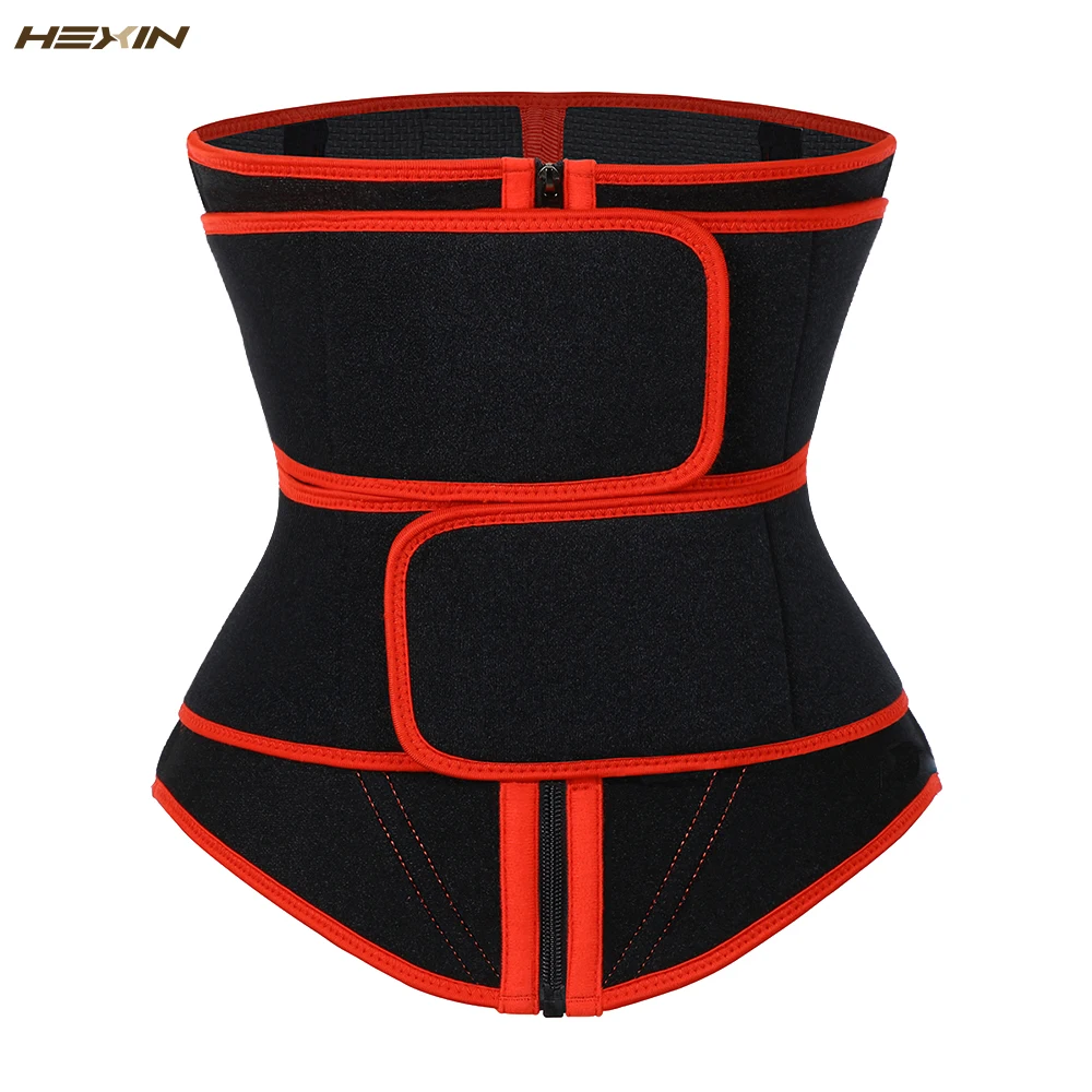 Неопреновый корсет HEXIN для тренировки талии пояс пота Корректирующее белье с