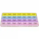 Контейнер для таблеток на английском языке, 28 отделений