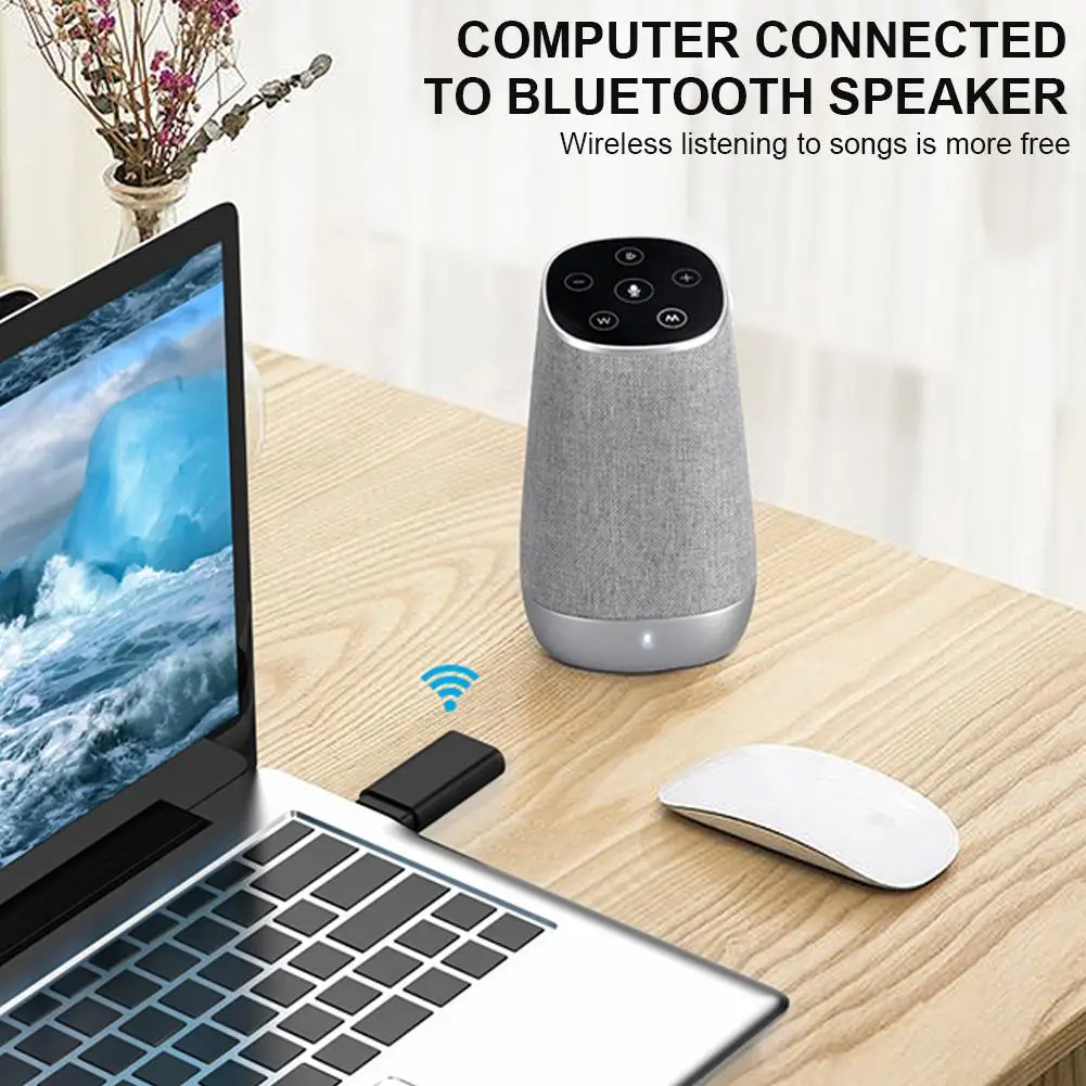 Универсальный USB Bluetooth 5,0 передатчик 2 в 1 ТВ компьютер беспроводной аудио адаптер приемник для автомобиля наушники ПК ТВ дома