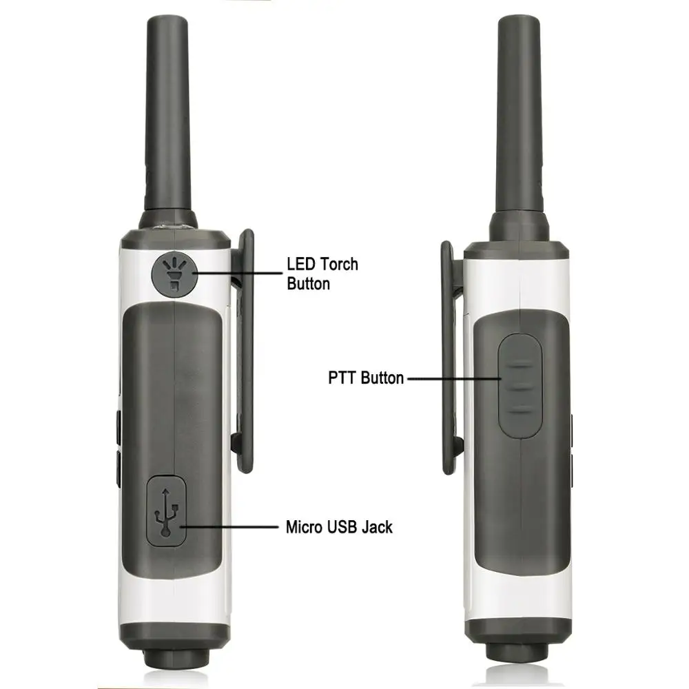2 шт. Retevis RT45 PMR446 портативная двухсторонняя рация 0,5 Вт PMR 446 МГц FRS VOX аккумуляторная батарея для Motorola TLKR T50