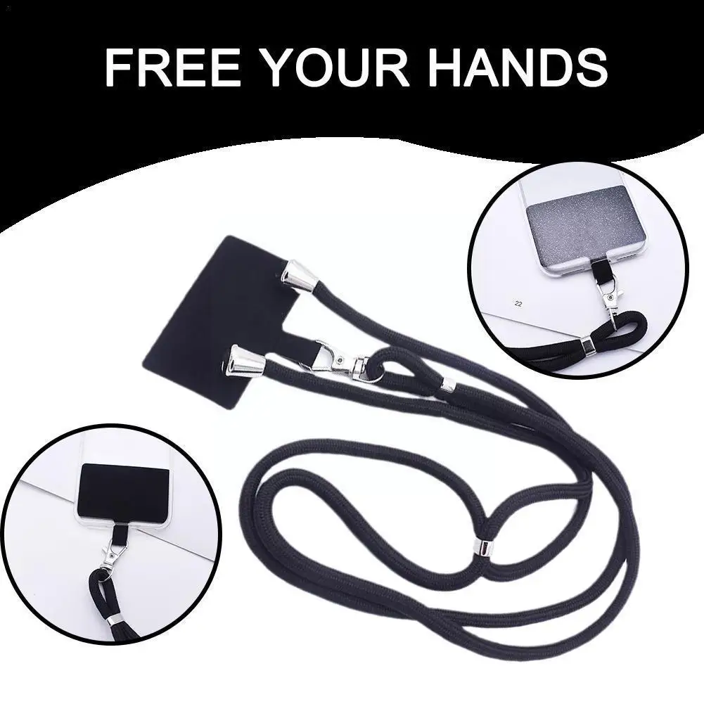 

New Mobile Phone Case Gasket Lanyard Connecting Piece Rope Braided Sling Phone Wrist Lanyard Mobile Lanyard V7D5