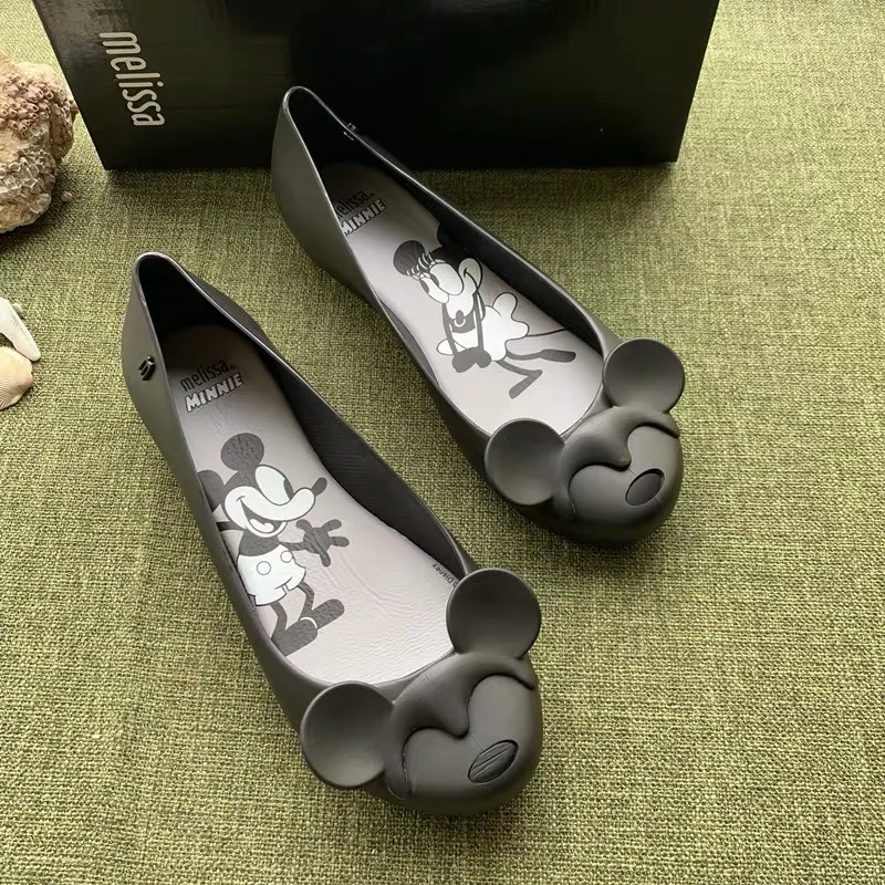Melissa Ultragirl Mickey/Новинка 2020 года женские сандалии на плоской подошве Брендовая