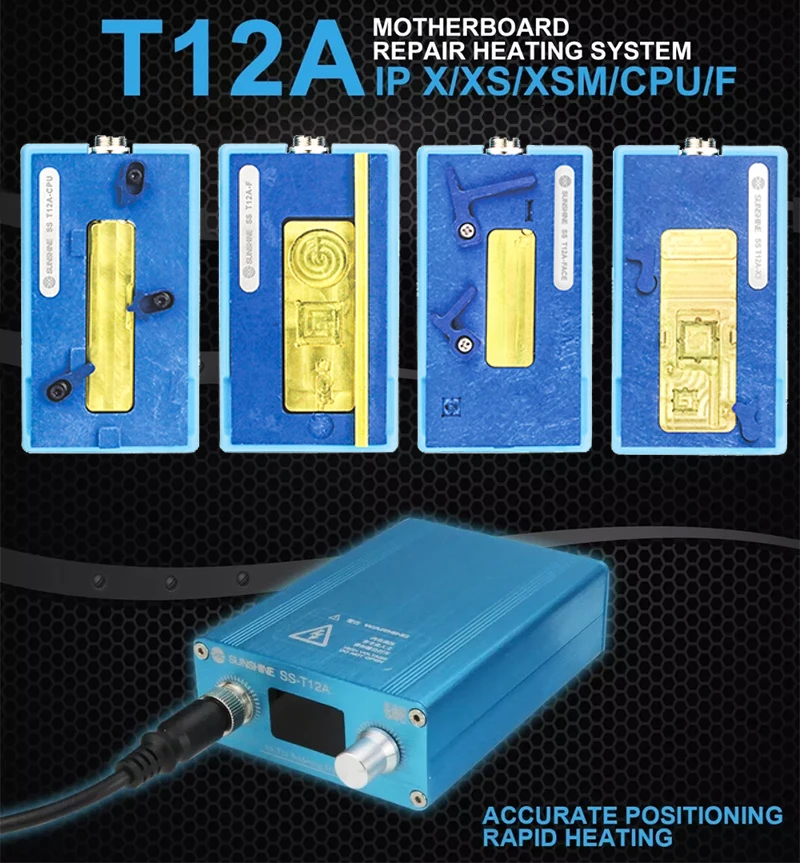 

SS-T12A Heating Station for iPhone X/XS/XS MAX Motherboard CPU Face ID Disassembly Platform Desoldering Station Repair Tools Kit