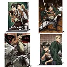 Хит продаж; Аниме обувь для косплея по аниме атака на Титанов Eren Jaeger Эрвина Смит Rivaille Мисака Аккерман Armin фигурка на акриловой подставке модель настольный декор