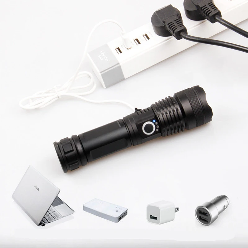 XHP50 P70 USB зарядка zoom P50 фонарик с usb кабелем Спорт на открытом воздухе Аксессуары