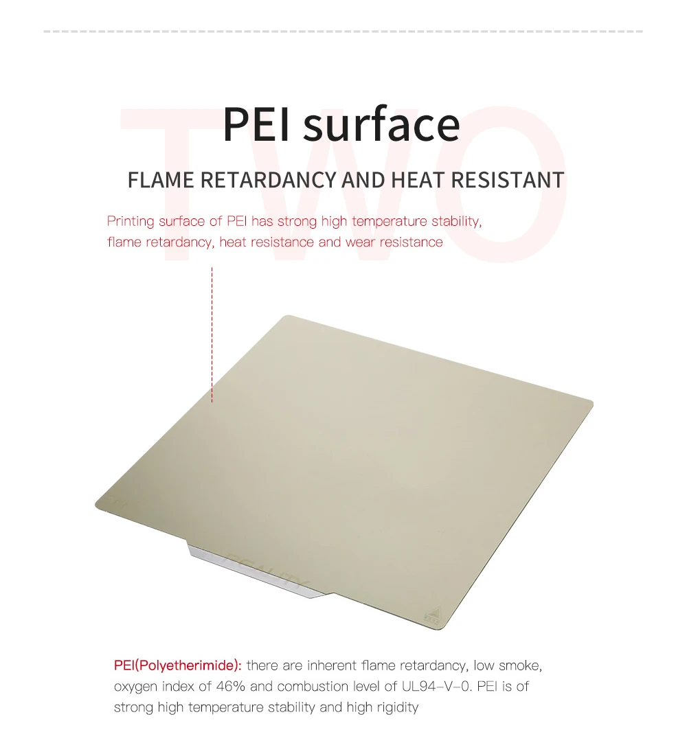 3d printer parts removal spring steel sheet pei magnetic base hotbed sticker build plate 235235mm pei sheet ender 35 cr 10 free global shipping