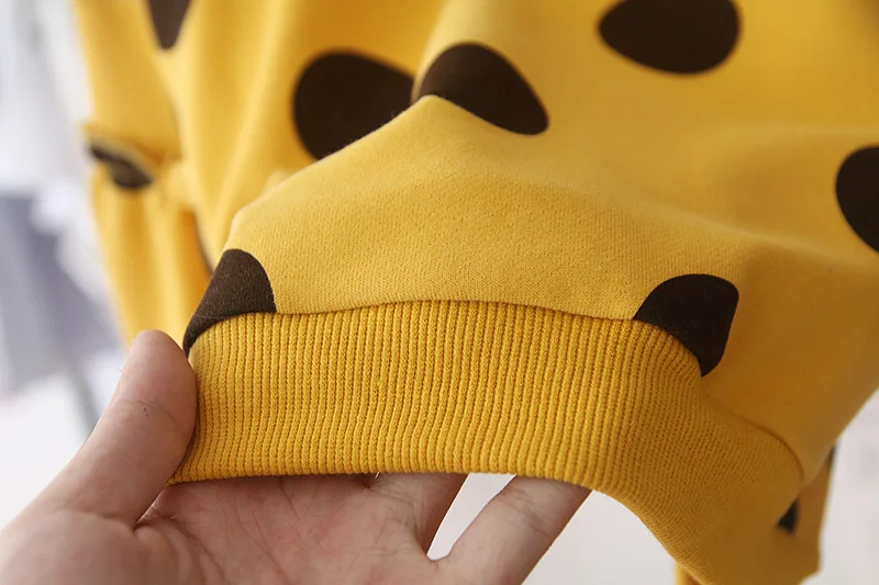 Осень-зима 2020 толстовки для девочек топы одежда маленьких повседневный