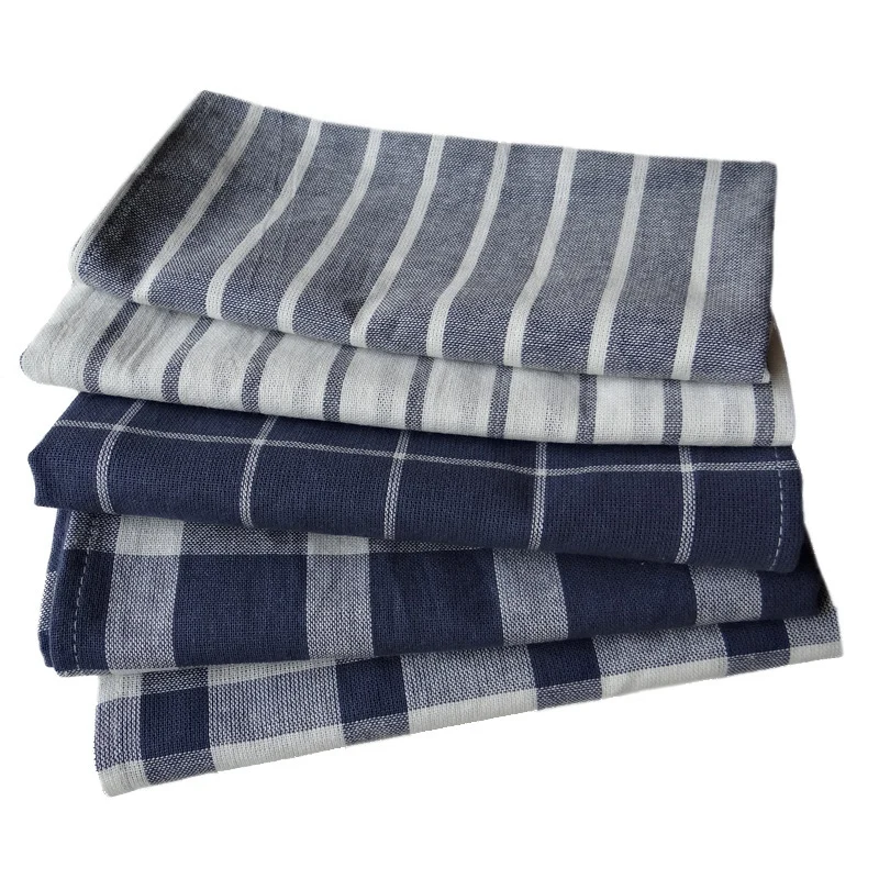 

5Pcs Cotton Table Napkins Cloth Tea Towel Absorbent Dish Cloth Scouring Pad Kitchen Towels Cleaning Cloth Handkerchief Party Din