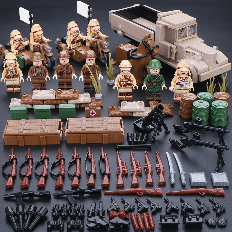 Игрушечный мини-пистолет сделай сам сборные блоки искусственное оружие солдата