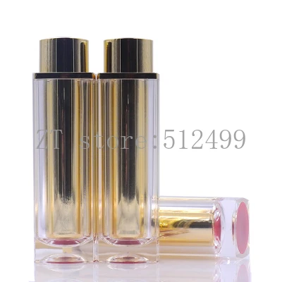 

10/20/50pcs 12.1mm New Manual Plug Type Lipstick Tube DIY Homemade Lip balm pipe shell high-grade Gold Lip Rouge Container Cheap